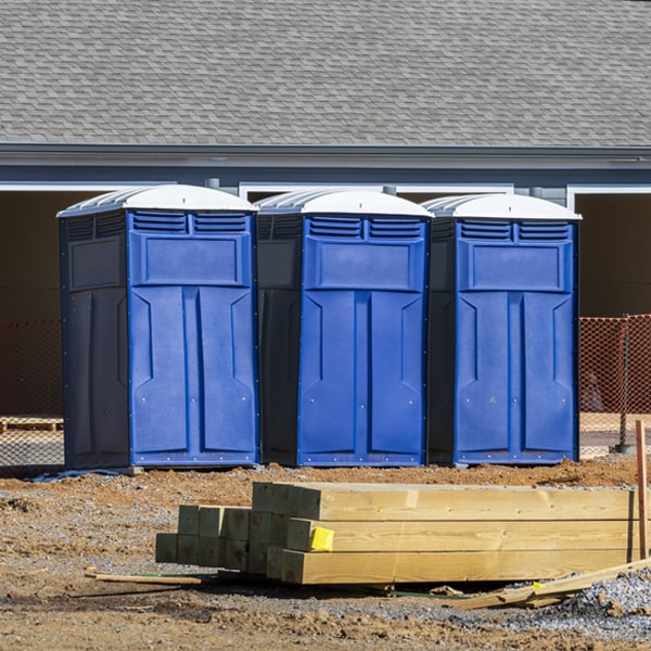 what is the cost difference between standard and deluxe portable restroom rentals in Kismet